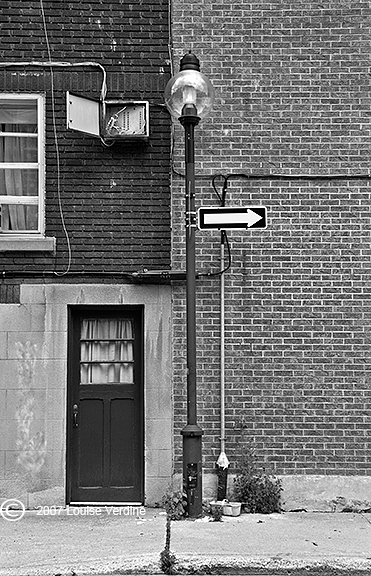 Lamppost and Arrow