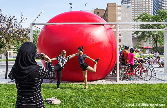 Red Ball at Parterre of Quartier des Spectacles 1