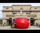 Red Ball at Jean-Talon Train Station 1