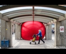 Red Ball at Jean-Talon Train Station 2
