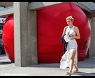 Ballon rouge à la gare Jean-Talon 3