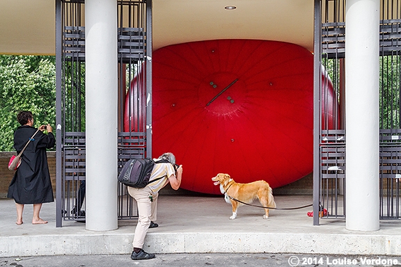 Red Ball at Park Lafontaine 1