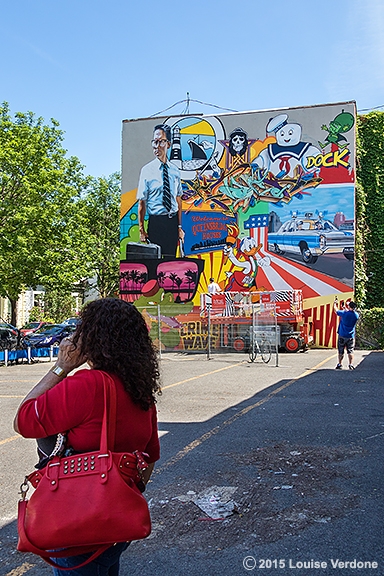 Mural bande dessinée