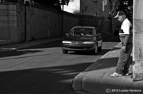 Man with Cap in the Light