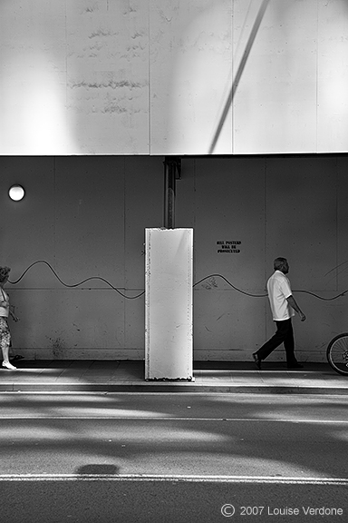 Illuminations et trottoir couvert