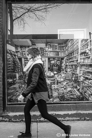 Grocer and Woman