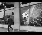 Man and Soccer Ball