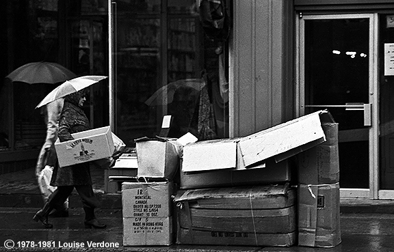 Umbrellas and Garbage