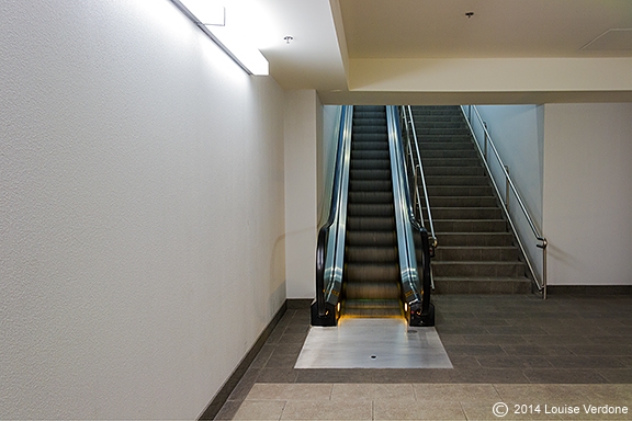 Blueish Escalator