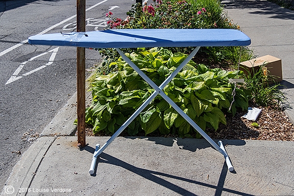 Blue Ironing Board