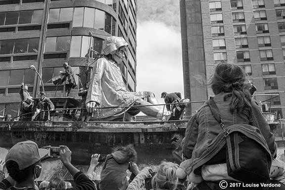 Giant Girl in Boat