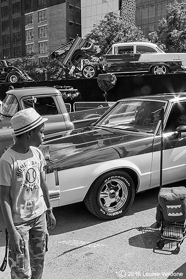 Boy and Vintage Cars