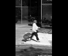 Blurred Woman with Shoppingcart