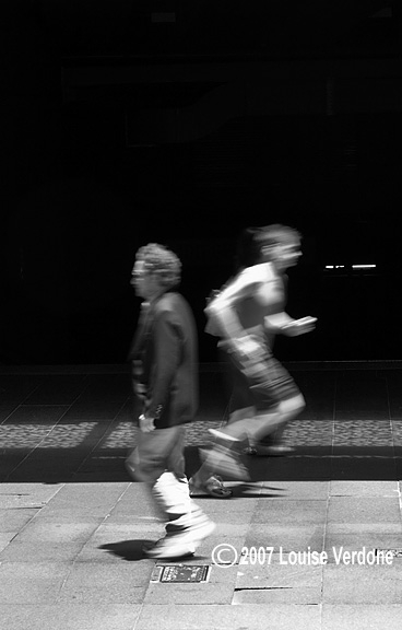 Blured Passers-By