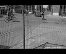 Cyclistes en cage