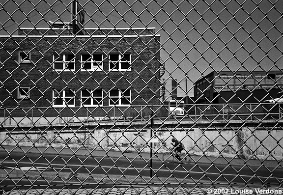 Caged Uphil cyclist