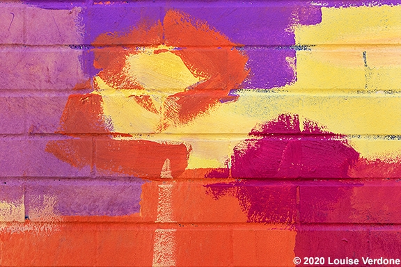 Contraste orange et violet