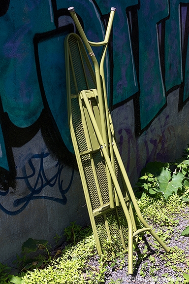 Green Ironing Board