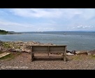 Bench and St-Lawrence River