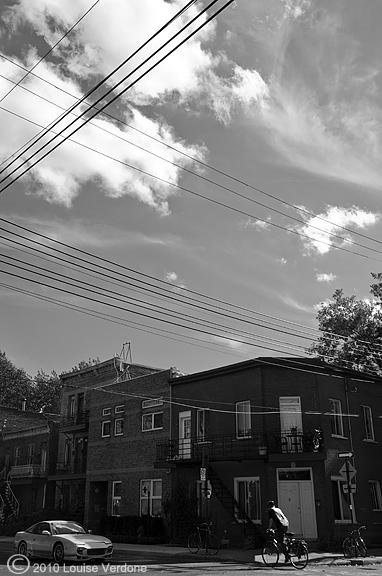 Wires and Cyclist