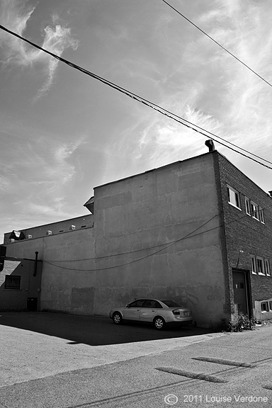 Wires and Parked Car