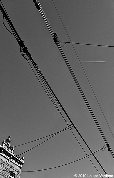 Plane, Wires and Roof