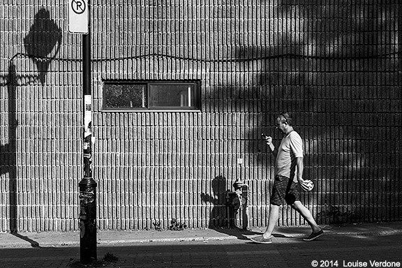 Ombres et téléphone cellulaire