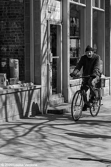 Shadows and Cyclist