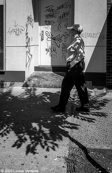 Shadows and Woman with Cap