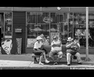 Trio on a Bench