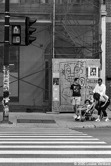 Famille au passage