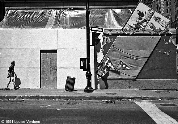 One Way and Boarded Up Store