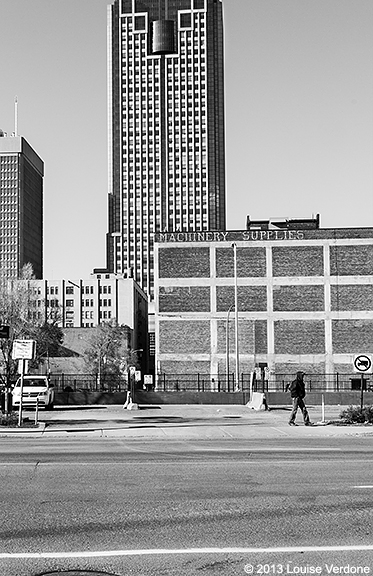 Passing By a Skyscraper