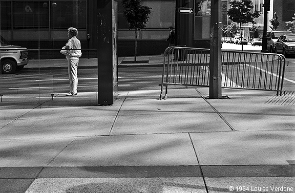 One Way and Bus Shelter