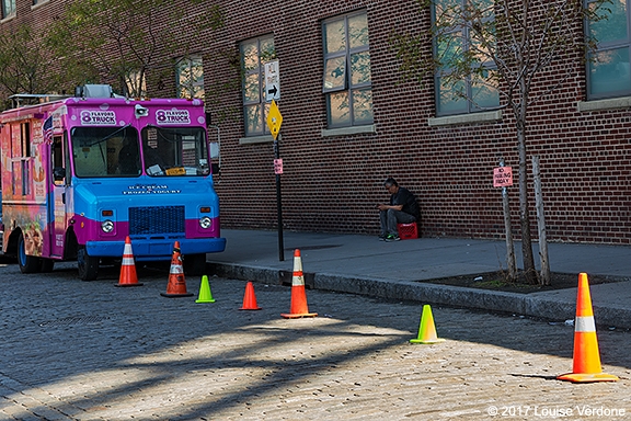 Truck and Cones