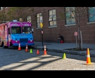 Truck and Cones