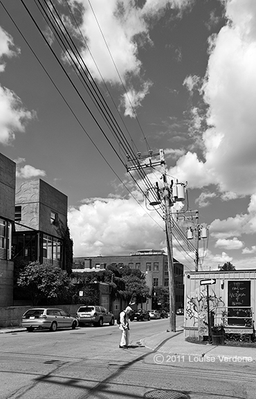 Wires and Elderly Man