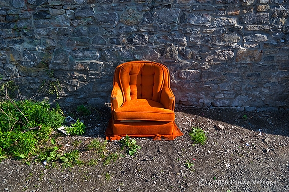 Orange Armchair