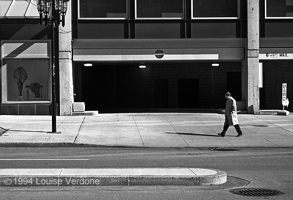 Passing By a Parking Entrance